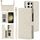 Custodia per telefono in pelle rombica multifunzione a tracolla per Samsung Galaxy S22 Ultra 5G (bianca) Custodia per telefono in pelle rombica multifunzione a tracolla per Samsung Galaxy S22 Ultra 5G (bianca)