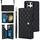 Custodia per telefono in pelle rombica multifunzione a tracolla per Samsung Galaxy S22 Ultra 5G (nera) Custodia per telefono in pelle rombica multifunzione a tracolla per Samsung Galaxy S22 Ultra 5G (nera)