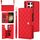 Custodia per telefono in pelle rombica multifunzione a tracolla per Samsung Galaxy S22 Ultra 5G (rossa) Custodia per telefono in pelle rombica multifunzione a tracolla per Samsung Galaxy S22 Ultra 5G (rossa)