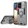 Custodia per telefono con supporto per anello Camshield per Honor X8b (grigio)