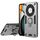 Custodia per telefono con supporto per anello Camshield per Honor X9b (grigio) Custodia per telefono con supporto per anello Camshield per Honor X9b (grigio)