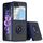Per Samsung Galaxy Z Flip6 Q Shadow 1 serie TPU + custodia per PC con anello (blu reale) Per Samsung Galaxy Z Flip6 Q Shadow 1 serie TPU + custodia per PC con anello (blu reale)