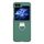 Per Samsung Galaxy Z Flip6 Custodia per telefono pieghevole in silicone Skin Feel con anello (verde scuro) Per Samsung Galaxy Z Flip6 Custodia per telefono pieghevole in silicone Skin Feel con anello (verde scuro)