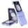 Custodia per telefono antiurto con cerniera integrale per Samsung Galaxy Z Flip6 5G Diamond Case-film (viola) Custodia per telefono antiurto con cerniera integrale per Samsung Galaxy Z Flip6 5G Diamond Case-film (viola)