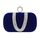 Borsa da sera decorata a forma di U Pochette da sera per banchetti da donna (blu zaffiro) Borsa da sera decorata a forma di U Pochette da sera per banchetti da donna (blu zaffiro)