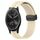 Per Garmin Vivomove Sport 20mm cinturino in silicone con chiusura magnetica in tinta unita (beige) Per Garmin Vivomove Sport 20mm cinturino in silicone con chiusura magnetica in tinta unita (beige)