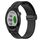 Per Garmin Approach S40 Cinturino per orologio in silicone con chiusura magnetica in tinta unita da 20 mm (nero) Per Garmin Approach S40 Cinturino per orologio in silicone con chiusura magnetica in tinta unita da 20 mm (nero)