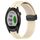 Per Garmin Approach S40 Cinturino per orologio in silicone con chiusura magnetica in tinta unita da 20 mm (beige) Per Garmin Approach S40 Cinturino per orologio in silicone con chiusura magnetica in tinta unita da 20 mm (beige)