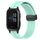 Per Garmin Venu SQ 20mm cinturino in silicone con chiusura magnetica in tinta unita (verde acqua) Per Garmin Venu SQ 20mm cinturino in silicone con chiusura magnetica in tinta unita (verde acqua)