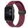 Per Garmin Venu Sq 2 20mm cinturino in silicone con chiusura magnetica in tinta unita (rosso vino) Per Garmin Venu Sq 2 20mm cinturino in silicone con chiusura magnetica in tinta unita (rosso vino)