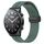 Per Xiaomi MI Watch S1 Cinturino per orologio in silicone con chiusura magnetica in tinta unita da 22 mm (verde oliva) Per Xiaomi MI Watch S1 Cinturino per orologio in silicone con chiusura magnetica in tinta unita da 22 mm (verde oliva)