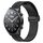 Per Xiaomi MI Watch S1 Cinturino per orologio in silicone con chiusura magnetica in tinta unita da 22 mm (nero) Per Xiaomi MI Watch S1 Cinturino per orologio in silicone con chiusura magnetica in tinta unita da 22 mm (nero)