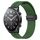 Per Xiaomi MI Watch S1 Cinturino per orologio in silicone con chiusura magnetica in tinta unita da 22 mm (verde militare) Per Xiaomi MI Watch S1 Cinturino per orologio in silicone con chiusura magnetica in tinta unita da 22 mm (verde militare)