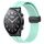 Per Xiaomi MI Watch S1 Pro Cinturino per orologio in silicone con chiusura magnetica in tinta unita da 22 mm (verde acqua) Per Xiaomi MI Watch S1 Pro Cinturino per orologio in silicone con chiusura magnetica in tinta unita da 22 mm (verde acqua)