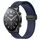 Per Xiaomi MI Watch S1 Pro Cinturino per orologio in silicone con chiusura magnetica in tinta unita da 22 mm (blu notte)