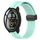 Cinturino per orologio in silicone con chiusura magnetica a tinta unita da 22 mm per Xiaomi MI Watch (verde acqua) Cinturino per orologio in silicone con chiusura magnetica a tinta unita da 22 mm per Xiaomi MI Watch (verde acqua)