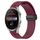 Per Huawei Watch 3 Pro 22mm Cinturino in silicone con chiusura magnetica in tinta unita (rosso vino) Per Huawei Watch 3 Pro 22mm Cinturino in silicone con chiusura magnetica in tinta unita (rosso vino)