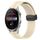 Per Huawei Watch 3 Pro 22mm Cinturino in silicone con chiusura magnetica in tinta unita (beige) Per Huawei Watch 3 Pro 22mm Cinturino in silicone con chiusura magnetica in tinta unita (beige)