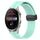 Per Huawei Watch 3 Pro 22mm Cinturino in silicone con chiusura magnetica in tinta unita (verde acqua) Per Huawei Watch 3 Pro 22mm Cinturino in silicone con chiusura magnetica in tinta unita (verde acqua)