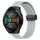 Per Huawei Watch GT 2E 22mm Cinturino in silicone con chiusura magnetica in tinta unita (grigio) Per Huawei Watch GT 2E 22mm Cinturino in silicone con chiusura magnetica in tinta unita (grigio)