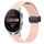 Per Huawei Watch 3 Pro Nuovo cinturino in silicone con chiusura magnetica da 22 mm (rosa) Per Huawei Watch 3 Pro Nuovo cinturino in silicone con chiusura magnetica da 22 mm (rosa)