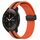 Per Xiaomi MI Watch S1 Pro Cinturino in silicone pieghevole con chiusura magnetica da 22 mm (arancione + nero) Per Xiaomi MI Watch S1 Pro Cinturino in silicone pieghevole con chiusura magnetica da 22 mm (arancione + nero)