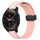 Per Xiaomi MI Watch S1 Pro Cinturino in silicone pieghevole con chiusura magnetica da 22 mm (rosa + bianco) Per Xiaomi MI Watch S1 Pro Cinturino in silicone pieghevole con chiusura magnetica da 22 mm (rosa + bianco)