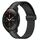 Per Xiaomi MI Watch S1 Pro Cinturino in silicone pieghevole con chiusura magnetica da 22 mm (nero + grigio)
