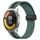 Per Xiaomi MI Watch Color 2 Cinturino in silicone pieghevole da 22 mm con chiusura magnetica (verde oliva + nero) Per Xiaomi MI Watch Color 2 Cinturino in silicone pieghevole da 22 mm con chiusura magnetica (verde oliva + nero)