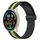 Per Xiaomi MI Watch Sport 22mm Cinturino in silicone pieghevole con chiusura magnetica (nero + verde lime) Per Xiaomi MI Watch Sport 22mm Cinturino in silicone pieghevole con chiusura magnetica (nero + verde lime)
