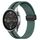 Per Xiaomi MI Watch Color 22mm Cinturino pieghevole in silicone con chiusura magnetica (verde oliva + nero) Per Xiaomi MI Watch Color 22mm Cinturino pieghevole in silicone con chiusura magnetica (verde oliva + nero)