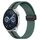 Per Huawei Watch GT3 46mm 22mm Cinturino pieghevole in silicone con chiusura magnetica (verde oliva + nero) Per Huawei Watch GT3 46mm 22mm Cinturino pieghevole in silicone con chiusura magnetica (verde oliva + nero)