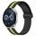 Per Huawei Watch GT3 46mm 22mm Cinturino pieghevole in silicone con chiusura magnetica (nero + verde lime) Per Huawei Watch GT3 46mm 22mm Cinturino pieghevole in silicone con chiusura magnetica (nero + verde lime)