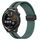 Per Huawei Watch GT Runner 22mm Cinturino pieghevole in silicone con chiusura magnetica (verde oliva + nero) Per Huawei Watch GT Runner 22mm Cinturino pieghevole in silicone con chiusura magnetica (verde oliva + nero)