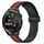 Per Huawei Watch GT Runner 22mm Cinturino pieghevole in silicone con chiusura magnetica (nero + rosso) Per Huawei Watch GT Runner 22mm Cinturino pieghevole in silicone con chiusura magnetica (nero + rosso)