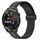 Per Huawei Watch GT Runner 22mm Cinturino pieghevole in silicone con chiusura magnetica (nero + grigio) Per Huawei Watch GT Runner 22mm Cinturino pieghevole in silicone con chiusura magnetica (nero + grigio)