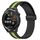 Per Huawei Watch GT Runner 22mm Cinturino pieghevole in silicone con chiusura magnetica (nero + verde lime) Per Huawei Watch GT Runner 22mm Cinturino pieghevole in silicone con chiusura magnetica (nero + verde lime)
