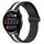 Per Huawei Watch 3 Cinturino in silicone pieghevole da 22 mm con chiusura magnetica (nero + bianco) Per Huawei Watch 3 Cinturino in silicone pieghevole da 22 mm con chiusura magnetica (nero + bianco)