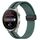 Per Huawei Watch 3 Pro Cinturino per orologio in silicone pieghevole con chiusura magnetica da 22 mm (verde oliva + nero) Per Huawei Watch 3 Pro Cinturino per orologio in silicone pieghevole con chiusura magnetica da 22 mm (verde oliva + nero)