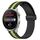 Per Huawei Watch 3 Pro Cinturino per orologio in silicone pieghevole con chiusura magnetica da 22 mm (nero + verde lime) Per Huawei Watch 3 Pro Cinturino per orologio in silicone pieghevole con chiusura magnetica da 22 mm (nero + verde lime)