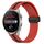 Per Huawei Watch 3 Pro Cinturino in silicone pieghevole con chiusura magnetica da 22 mm (rosso + nero) Per Huawei Watch 3 Pro Cinturino in silicone pieghevole con chiusura magnetica da 22 mm (rosso + nero)