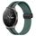 Cinturino per orologio in silicone pieghevole con chiusura magnetica da 22 mm per Huawei GT2 Pro (verde oliva + nero) Cinturino per orologio in silicone pieghevole con chiusura magnetica da 22 mm per Huawei GT2 Pro (verde oliva + nero)