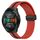 Per Huawei Watch GT 2E Cinturino in silicone pieghevole con chiusura magnetica da 22 mm (rosso + nero) Per Huawei Watch GT 2E Cinturino in silicone pieghevole con chiusura magnetica da 22 mm (rosso + nero)