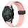 Per Huawei GT2 46mm 22mm Cinturino in silicone pieghevole con chiusura magnetica (rosa + bianco) Per Huawei GT2 46mm 22mm Cinturino in silicone pieghevole con chiusura magnetica (rosa + bianco)