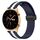Cinturino per orologio in silicone con chiusura magnetica pieghevole For Honor Watch GS 3 da 22 mm (blu notte + bianco) Cinturino per orologio in silicone con chiusura magnetica pieghevole For Honor Watch GS 3 da 22 mm (blu notte + bianco)