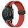 Cinturino per orologio in silicone con chiusura magnetica pieghevole per Honor Magic Watch 2 46 mm 22 mm (rosso + nero) Cinturino per orologio in silicone con chiusura magnetica pieghevole per Honor Magic Watch 2 46 mm 22 mm (rosso + nero)