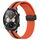 Cinturino per orologio in silicone con chiusura magnetica pieghevole For Honor Watch Dream da 22 mm (arancione + nero) Cinturino per orologio in silicone con chiusura magnetica pieghevole For Honor Watch Dream da 22 mm (arancione + nero)