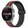 Per Huawei Watch 3 Pro Nuovo cinturino in silicone pieghevole con chiusura magnetica da 22 mm (nero + rosso) Per Huawei Watch 3 Pro Nuovo cinturino in silicone pieghevole con chiusura magnetica da 22 mm (nero + rosso)