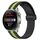 Per Huawei Watch 3 Pro Nuovo cinturino in silicone pieghevole con chiusura magnetica da 22 mm (nero + verde lime) Per Huawei Watch 3 Pro Nuovo cinturino in silicone pieghevole con chiusura magnetica da 22 mm (nero + verde lime)