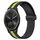 Per Garmin Vivomove Sport 20 mm pieghevole cinturino in silicone con chiusura magnetica (nero + verde lime) Per Garmin Vivomove Sport 20 mm pieghevole cinturino in silicone con chiusura magnetica (nero + verde lime)